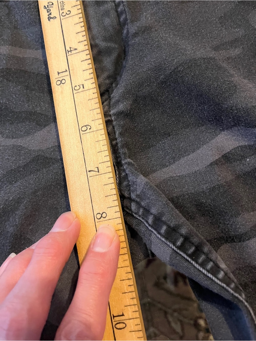 Democracy Ab Solution Camo Skinny Pants 4P Zip Pocket Stretch - Picture 6 of 9